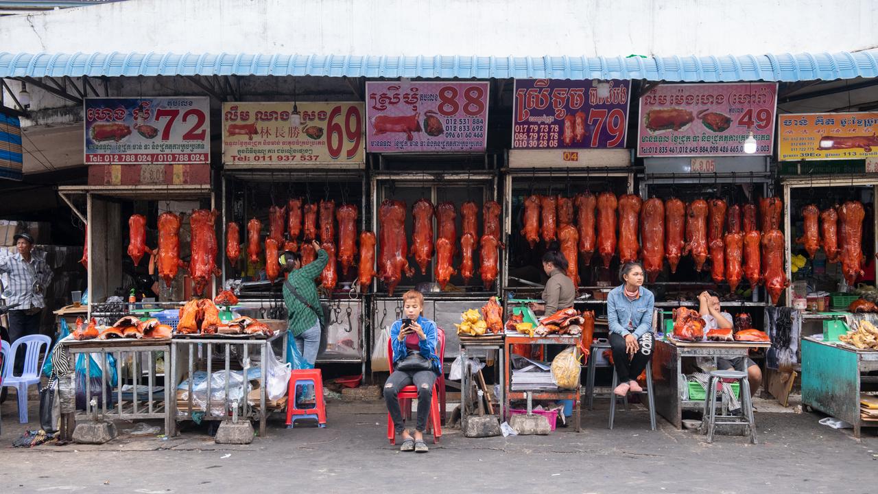market stall cambodia