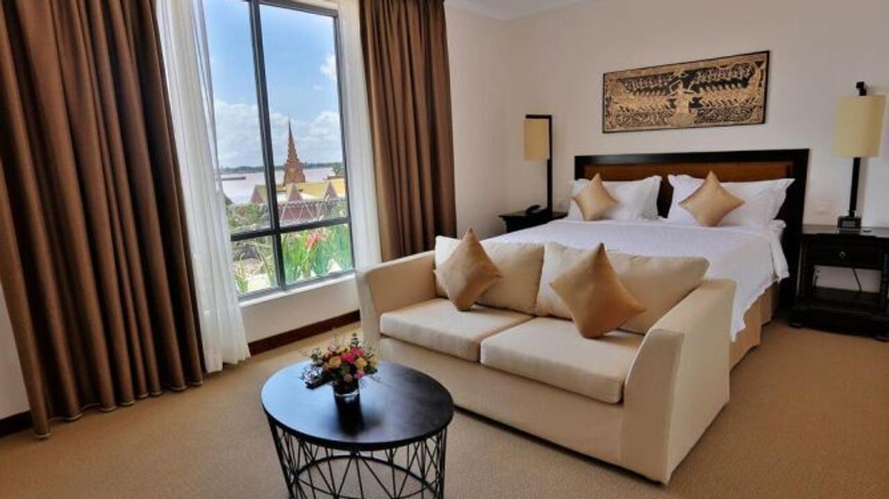 Double bedroom at Palace Gate Hotel