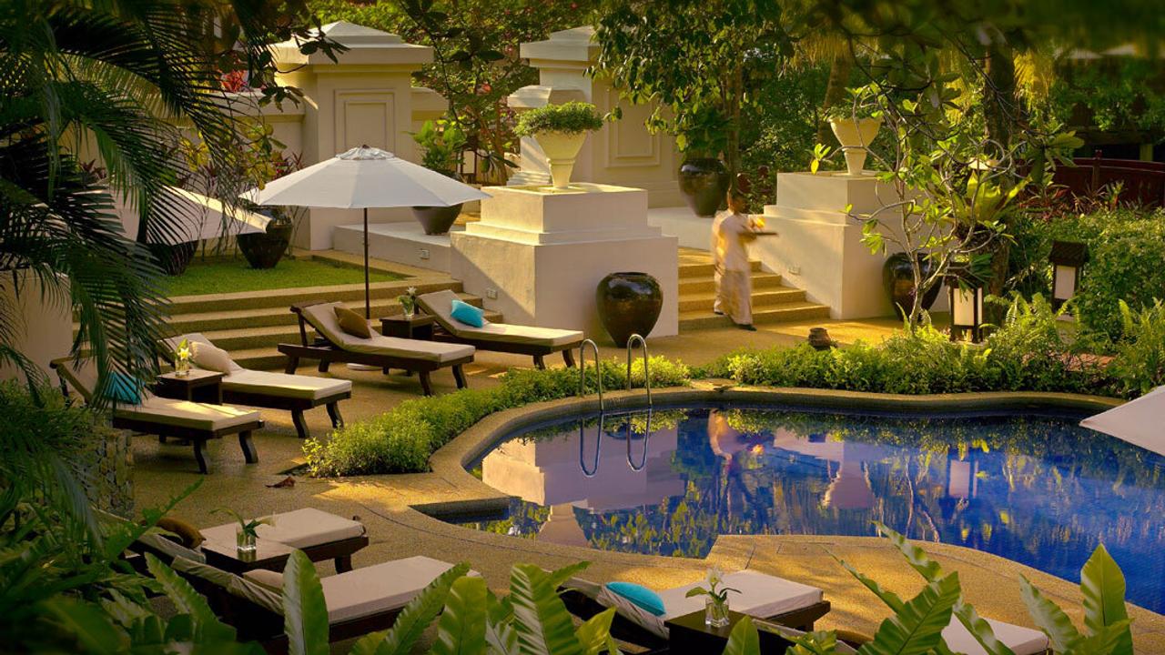 Terrace with pool at Tanjong Jara Resort