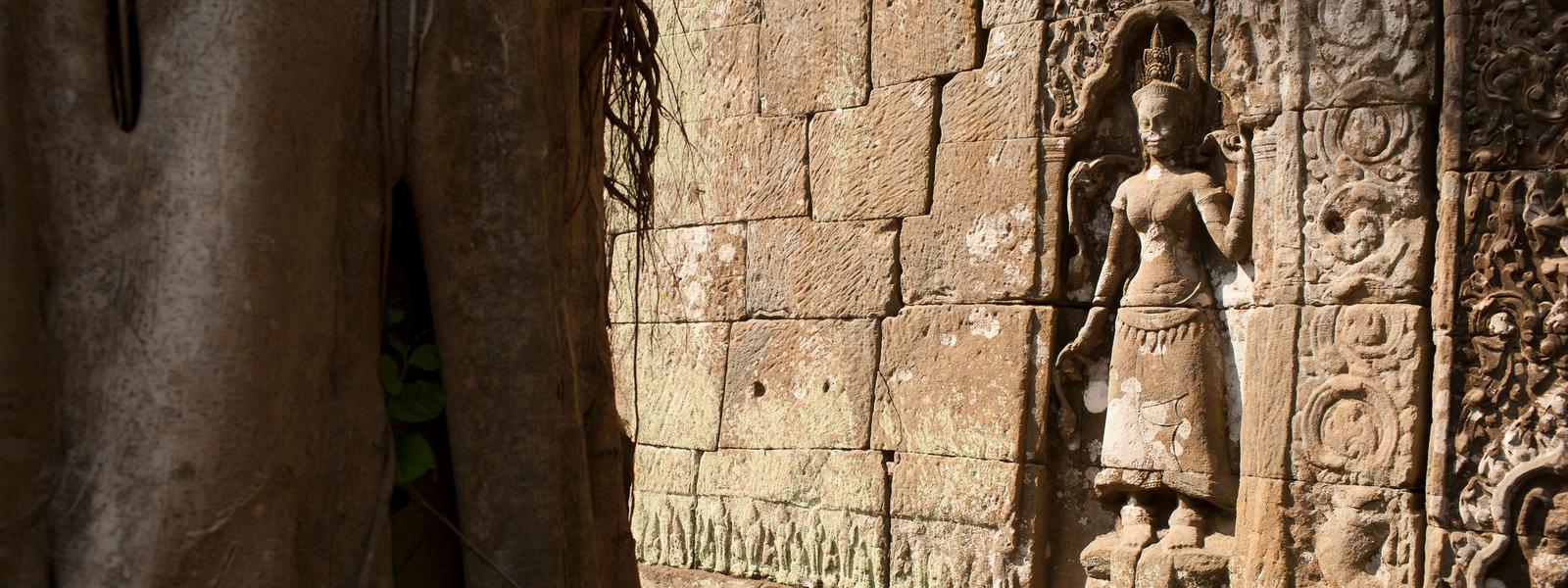 Angkor temple detail