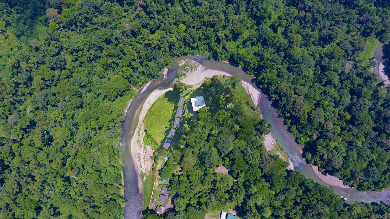 Aerial view of Borneo Rainforest Lodge