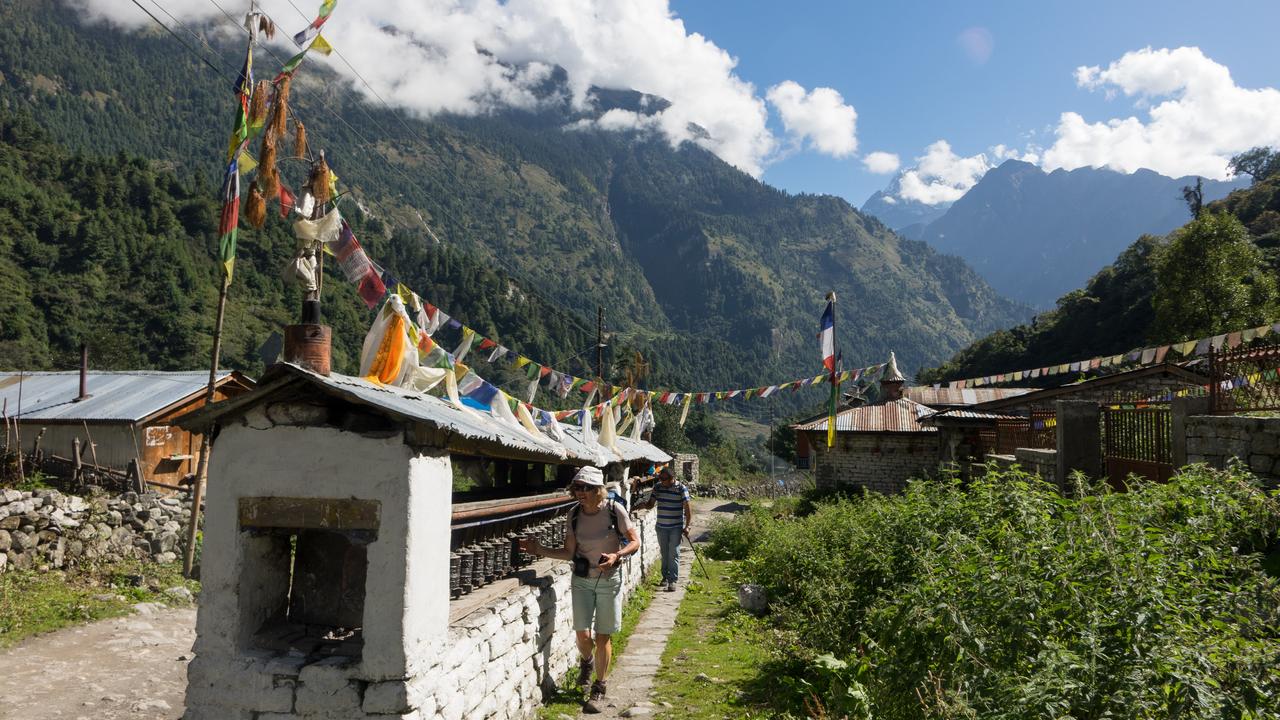 Nepal mountain village