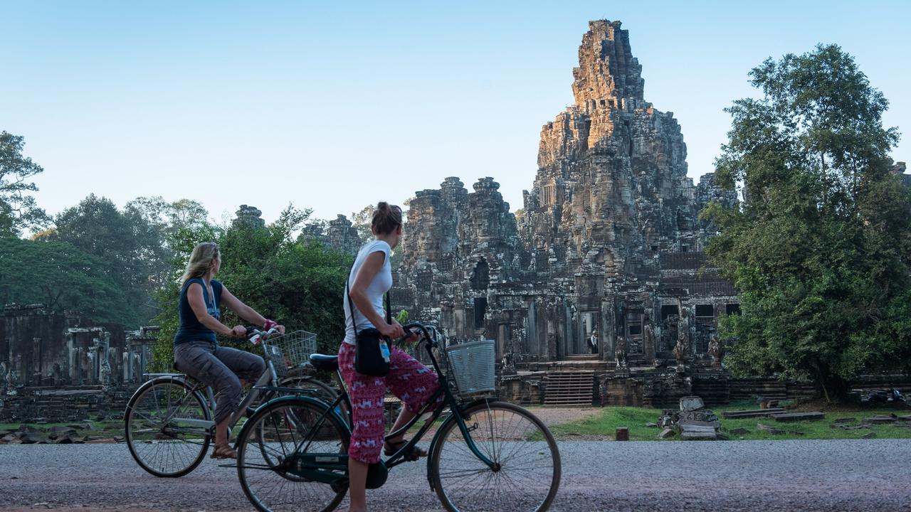 Cycle through Angkor