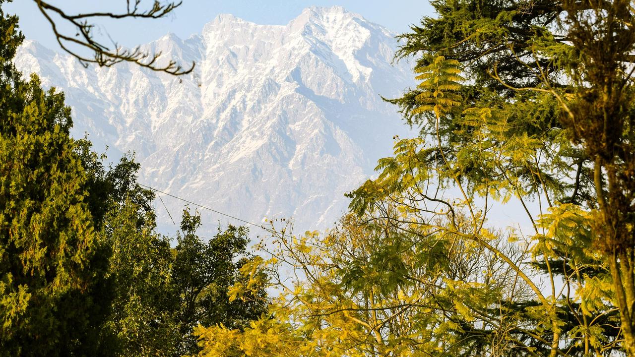 Dhauladhar mountain range, India
