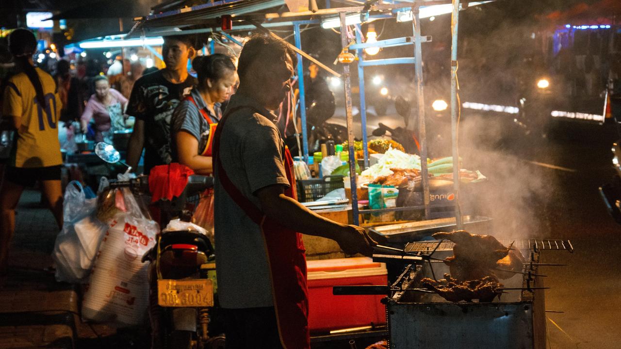 Luang Prabang food cart