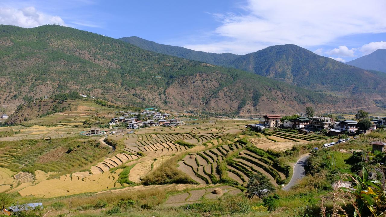 View over Punakha, Bhutan