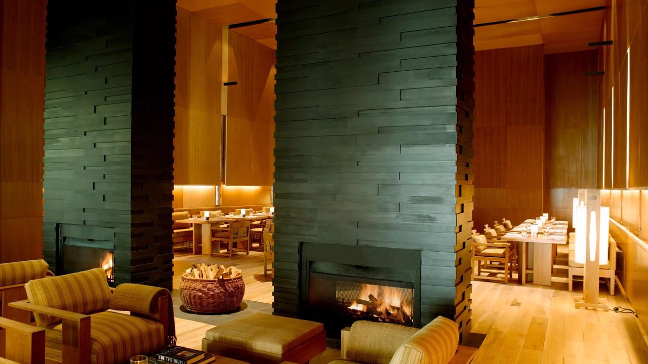Lounge with open fire