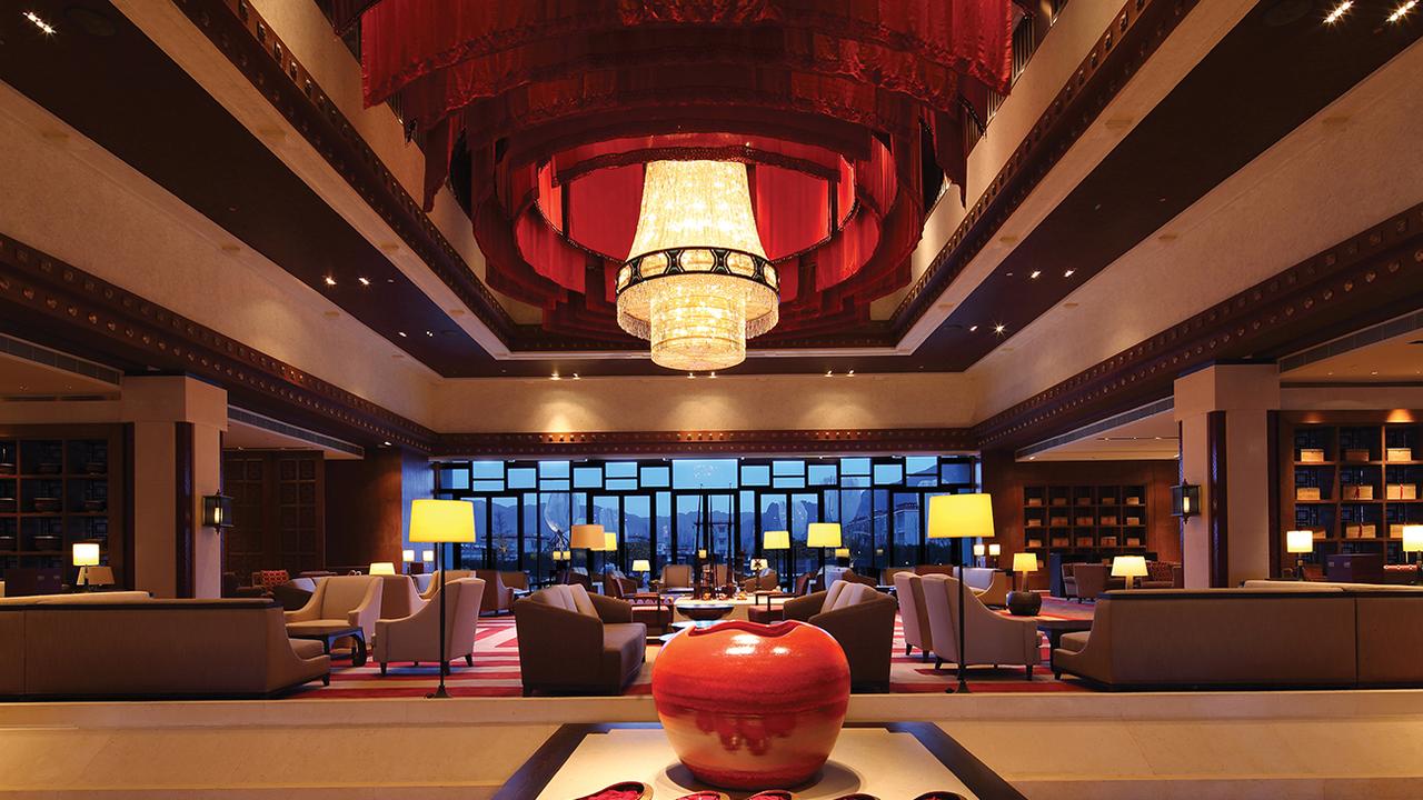 Lounge at Shangri La Hotel Lhasa