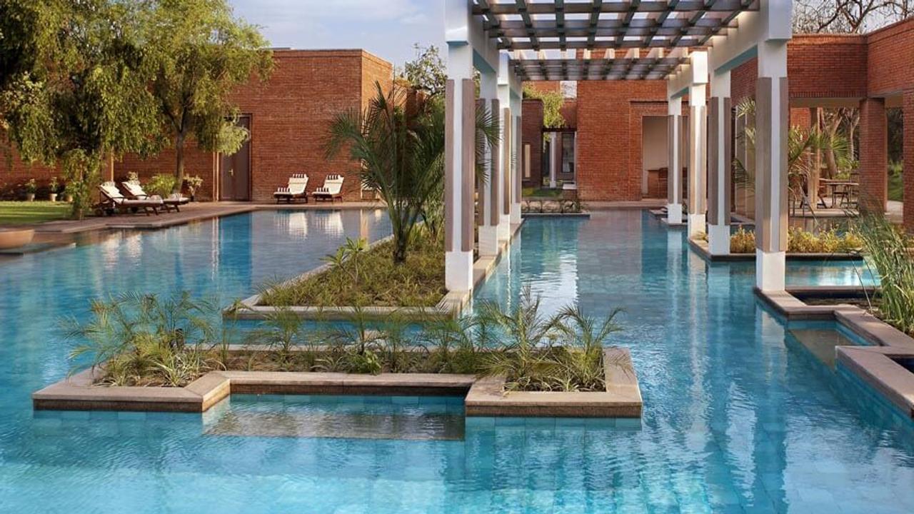 Outdoor pool and terrace