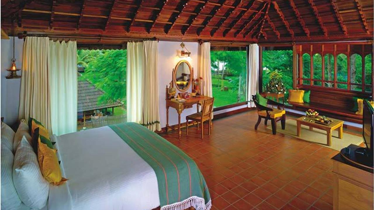 Bedroom at Kumarakom Lake Resort