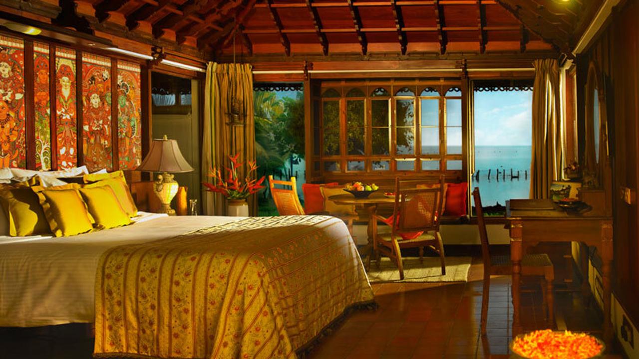 Bedroom at Kumarakom Lake Resort