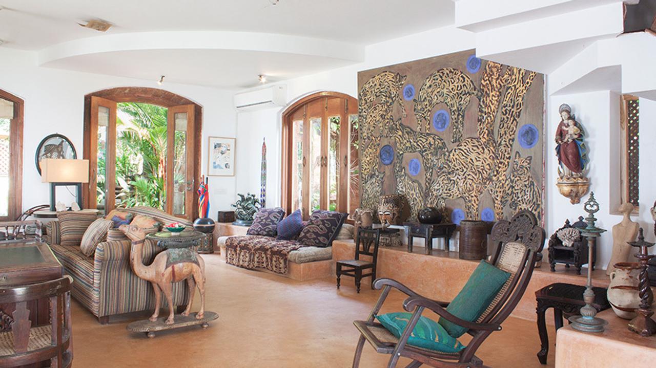 Drawing room at Ahilya by the Sea