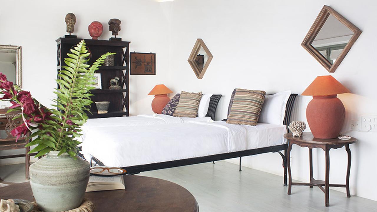 Bedroom at Ahilya by the Sea