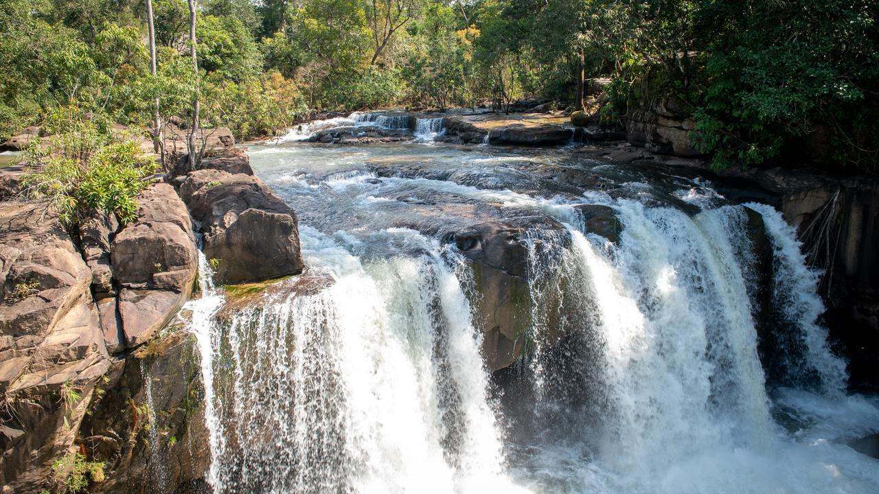 Waterfall in Cardamom Mountains