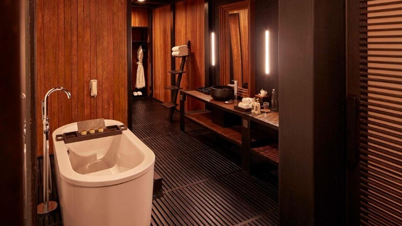 Bathroom at Taj Exotica Andamans