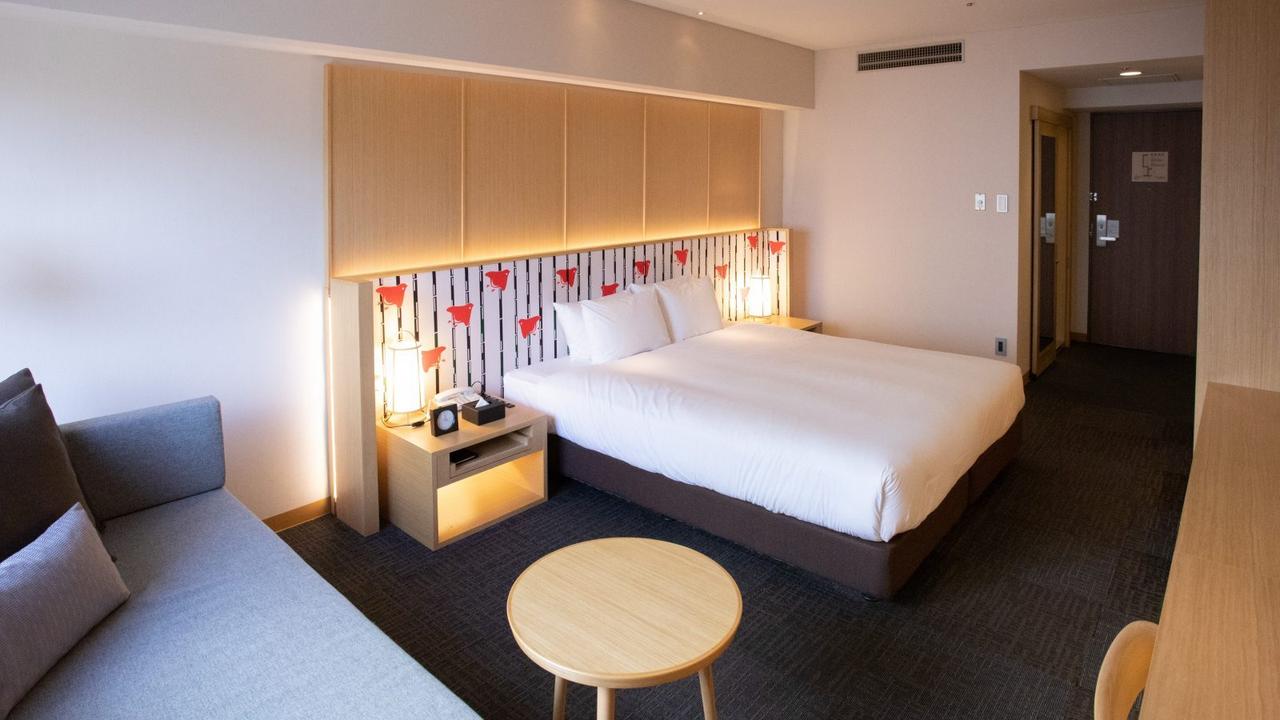 Modern bedroom at Noku Kyoto