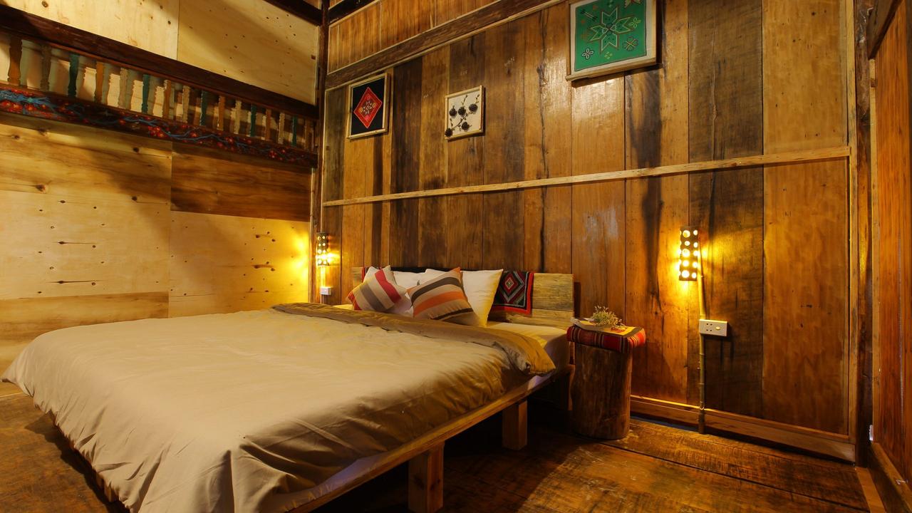 Double bedroom at Mu Cang Chai Ecolodge
