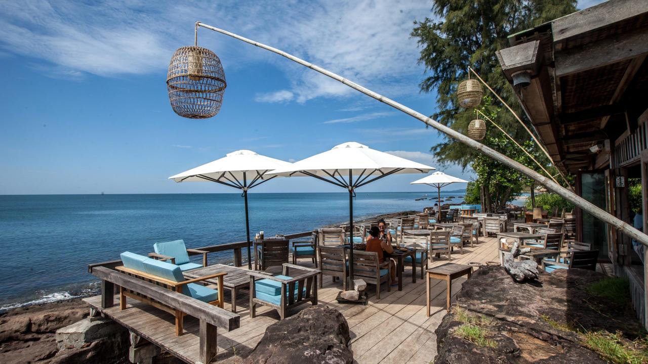 Restaurant overlooking the sea at Mango Bay Phu Quoc