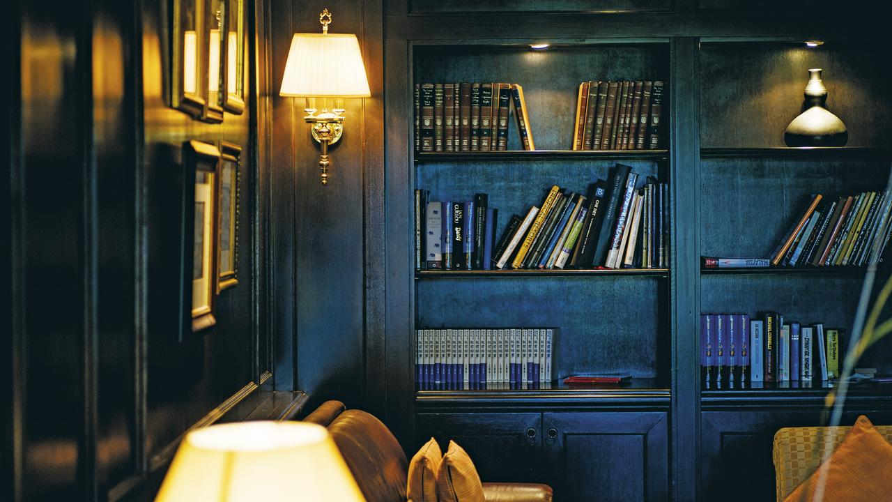Blue reading room at the Cameron Highlands Resort