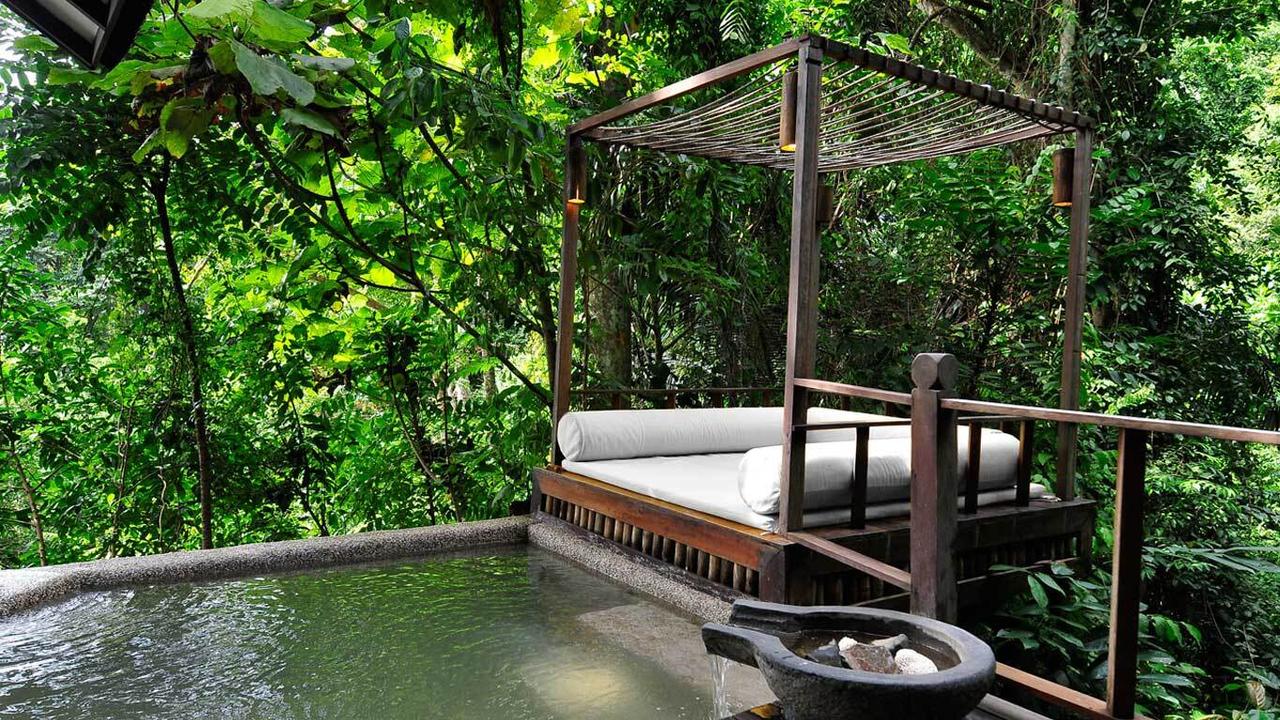 Day bed and pool at Japamala Resort