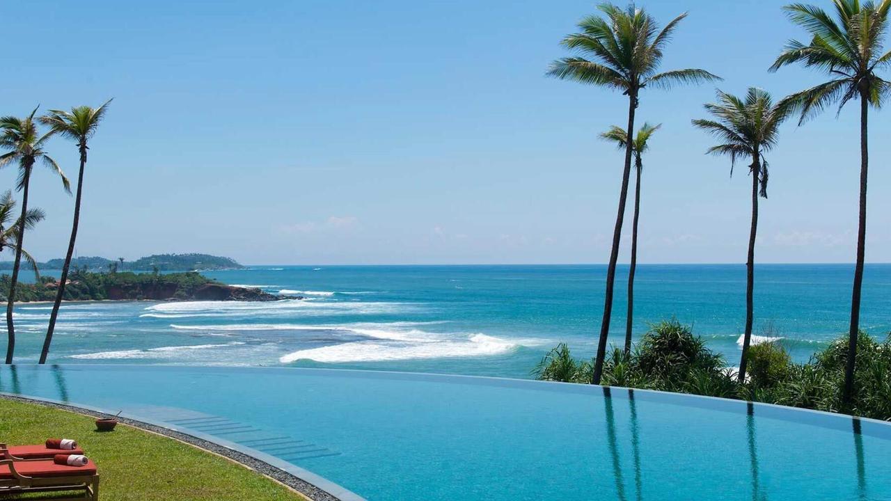 Sea view pool at Cape Weligama