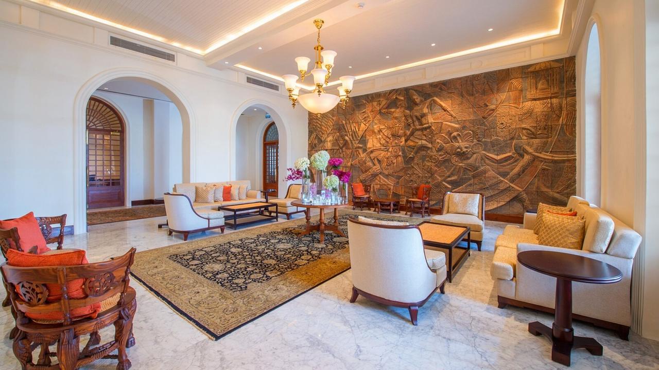 Decorative lodge at Galle Face Hotel