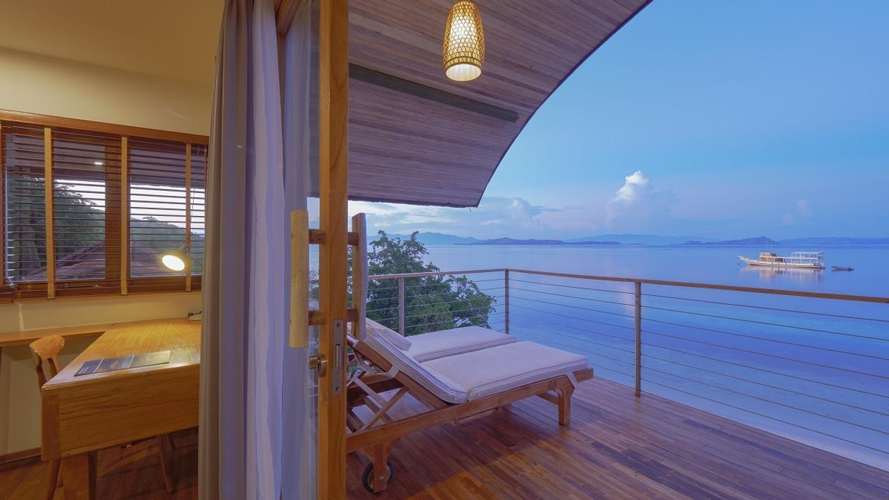 Sea view terrace at Komodo Resort
