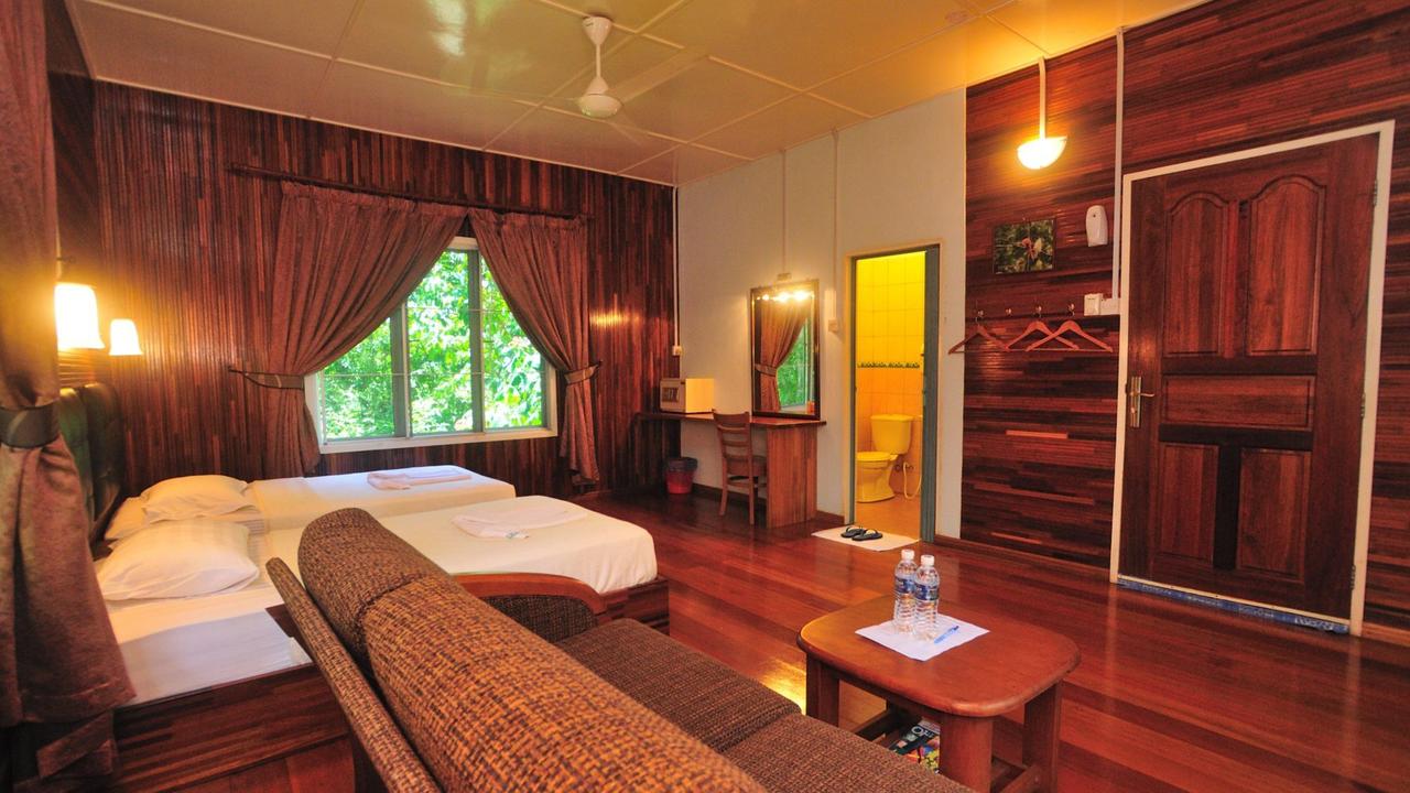 Twin room at Abai Jungle Lodge