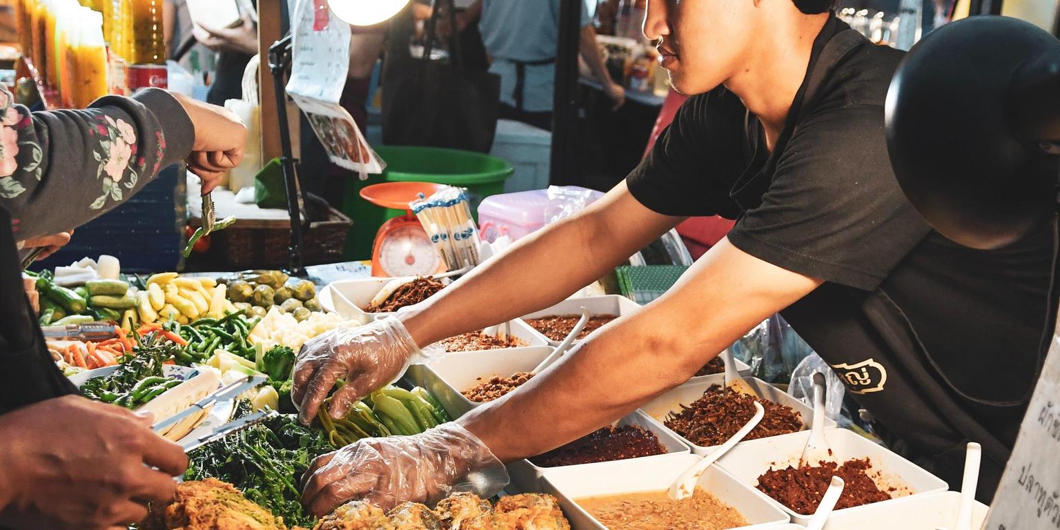 Food stall in Thailand