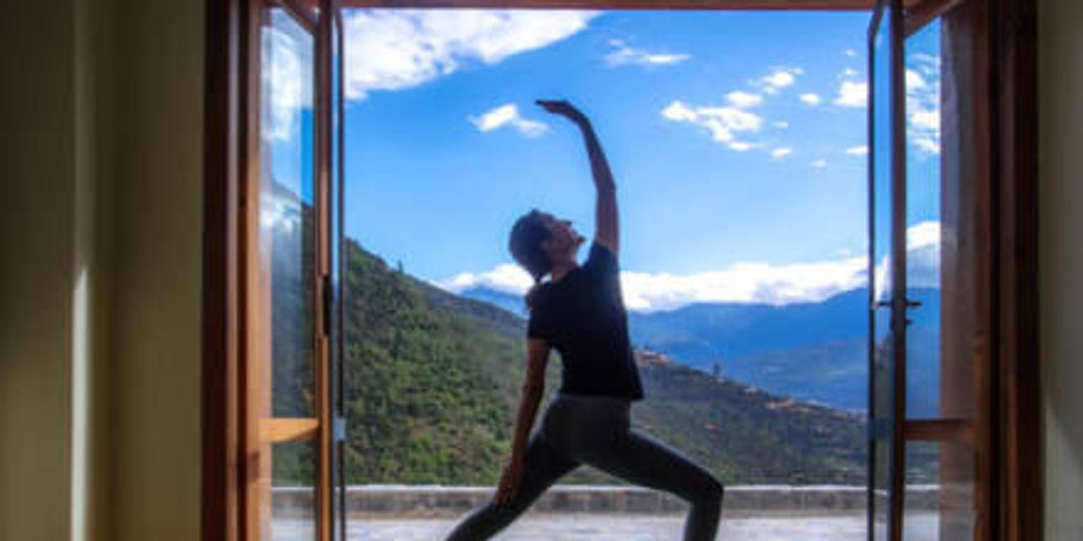 Yoga at the Bhutan Spirit Sanctuary