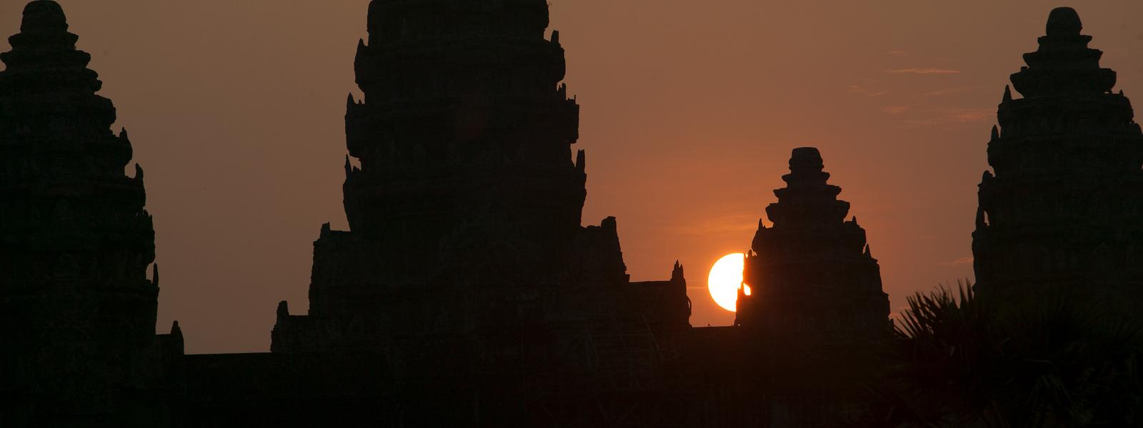 Angkor at sunset