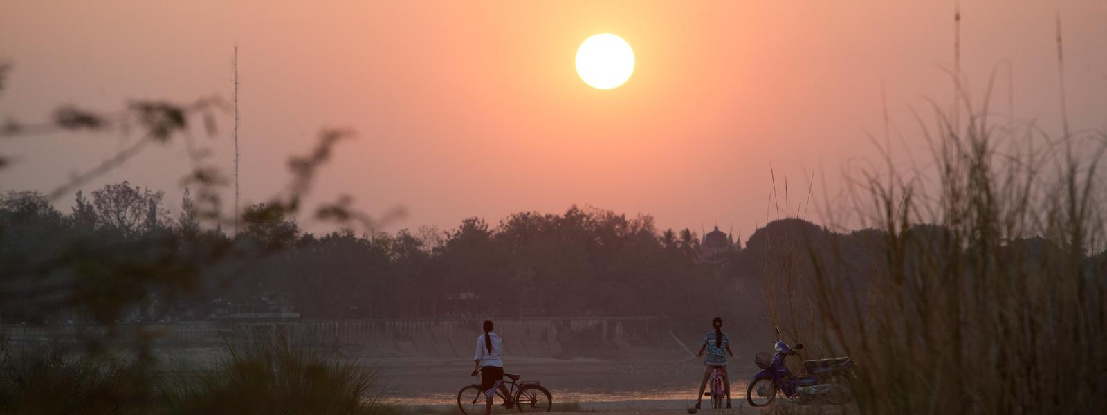 Laos sunset