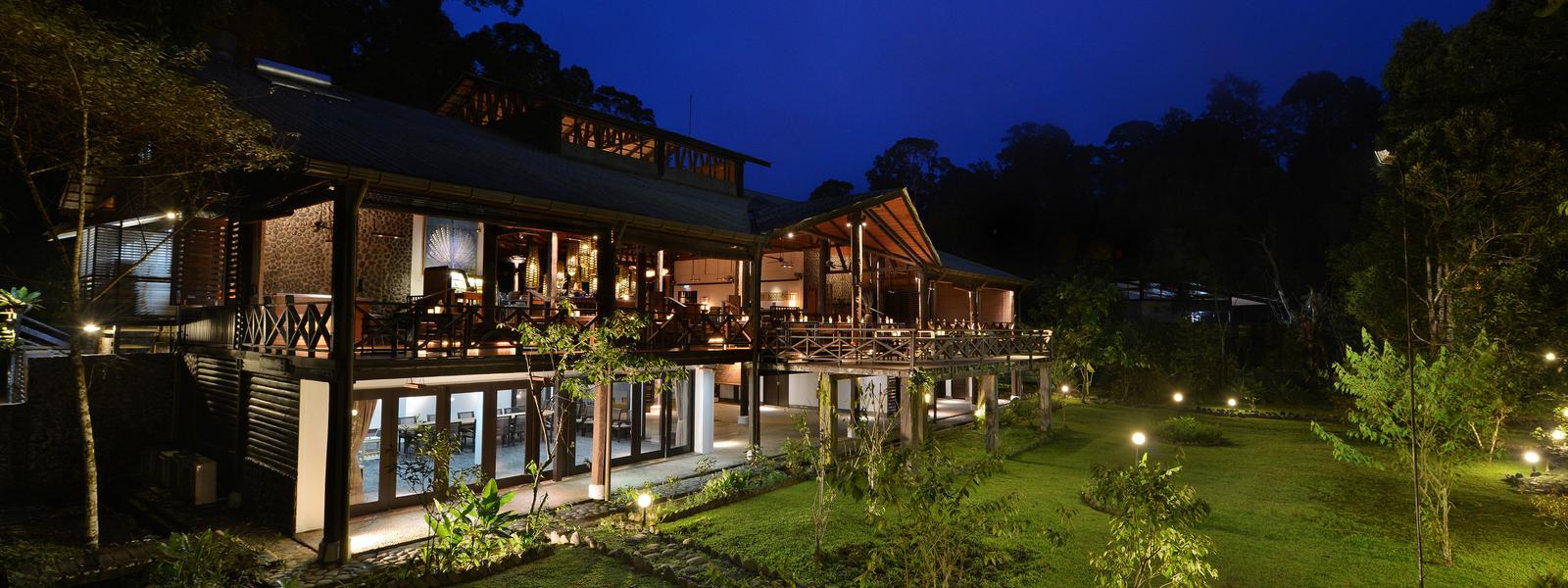 Borneo rainforest lodge