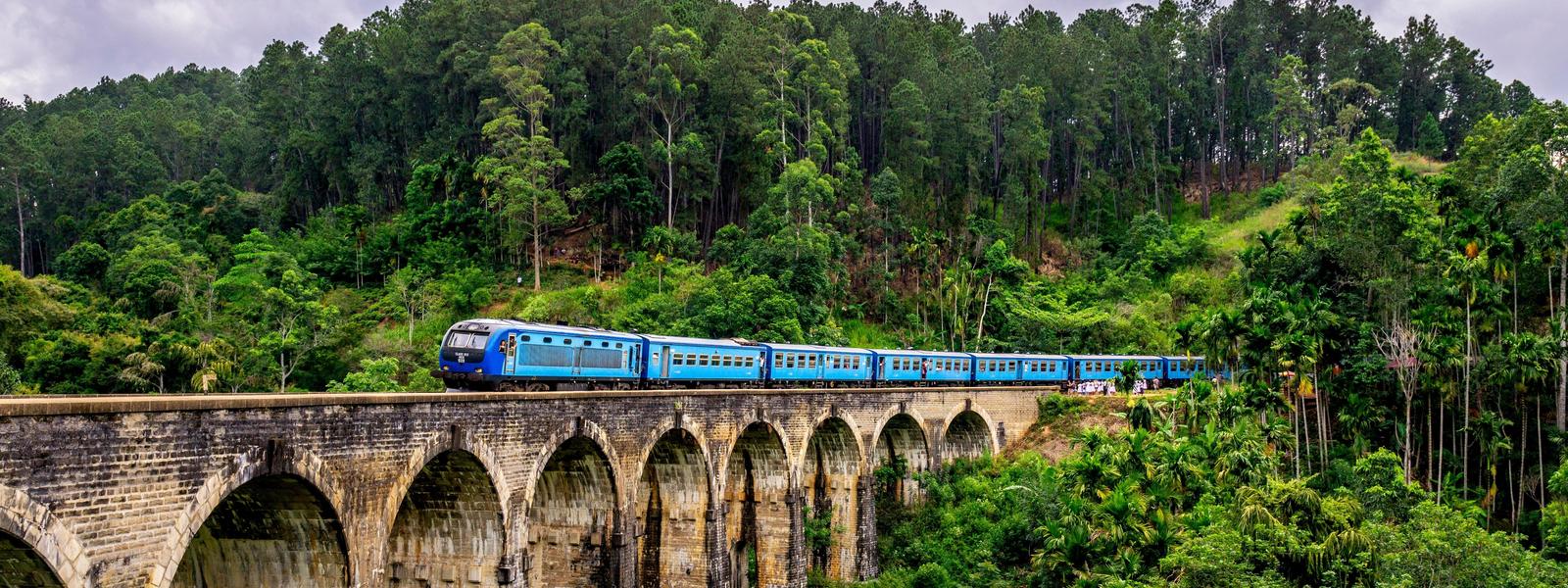 train over bridge in sri lanka
