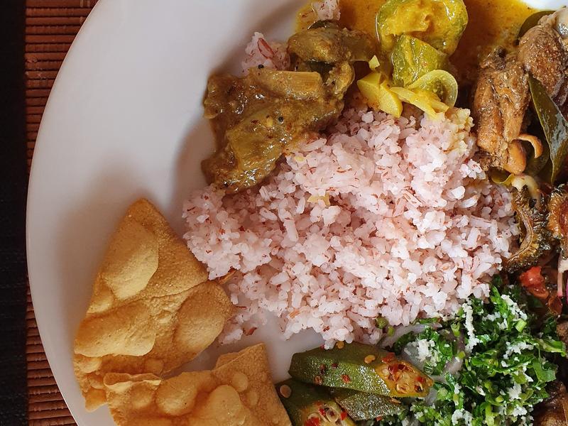 Sri Lanka rice and curry
