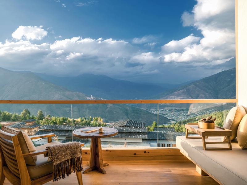 Six Senses Thimphu Suite Balcony