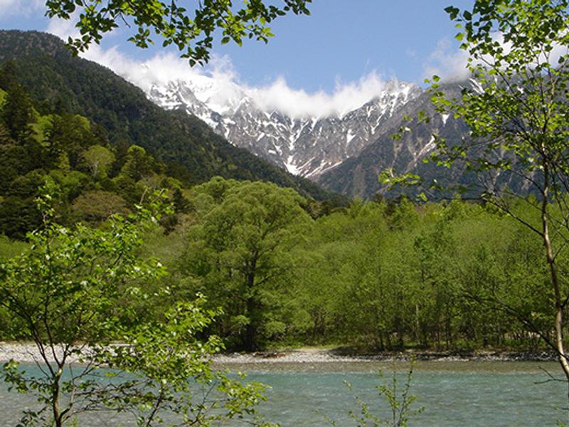 Mountains at Kamikochi Imperial Hotel