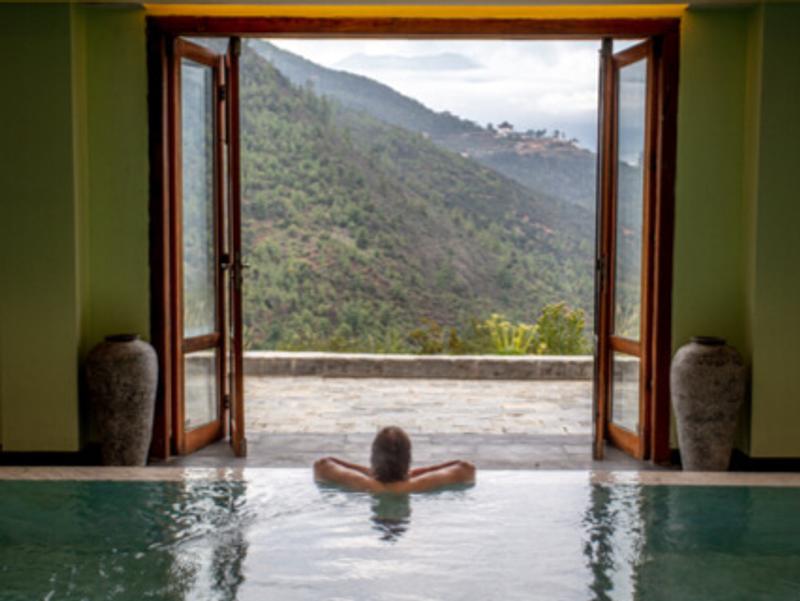 Pool at Bhutan Spirit Sanctuary