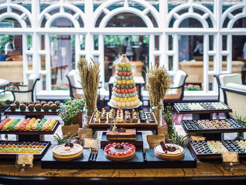 Chocolate and cake buffet at Sofitel Legend Metropole Hanoi