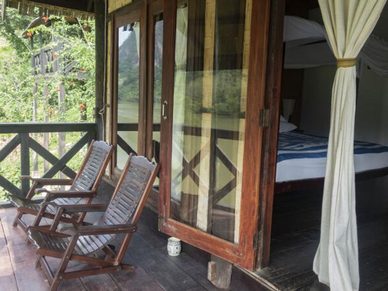 Room with a balcony at Nong Kiau Riverside